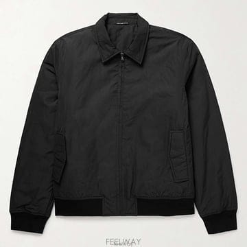 26 FW 제임스 펄스 블랙 듀러블 퀵드라잉 리사이클 트윌 봄버 재킷