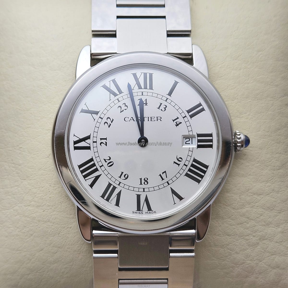 Cartier ��쿡 �е� �ַ� 36mm �ð��쿡 �е� �ַ� 36mm �ð�