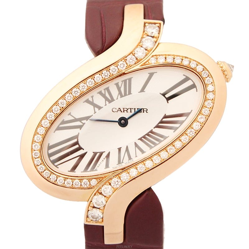 Cartier [��������] Cartier ��쿡 ������ ���̾Ƽ��� ������18K �̵� D��Ŭ �ð�[��������] Cartier ��쿡 ������ ���̾Ƽ��� ������