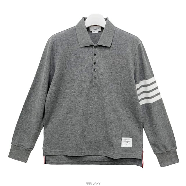 Thom Browne �����丮 26FW ����� �缱 ���� 4�� ��ư ���� ���� ����Ƽ MJP137G 07976 035�����丮 26FW ����� �缱 ���� 4�� ��ư ���� ���� ��