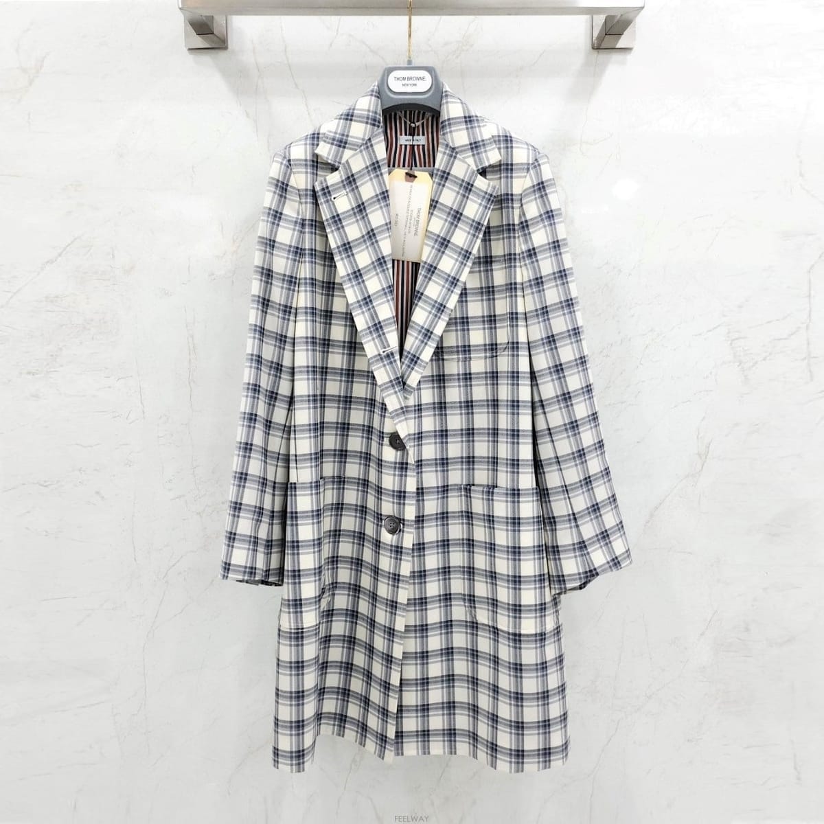 Thom Browne [������] 38 / ����� �׷��� Ÿź üũ �������� �̱� ���� ��Ʈ[������] 38 / ����� �׷��� Ÿź üũ �������� �̱� 