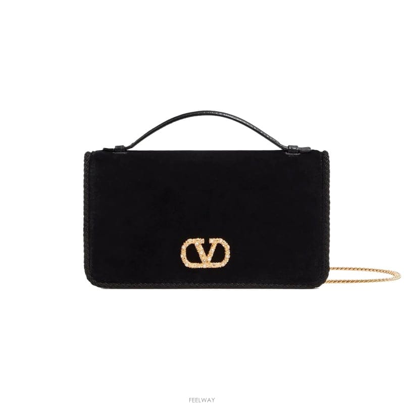 Valentino �߷�Ƽ�� �ΰ� ü�� ������ 7W2P0AU1 CPX BBK�߷�Ƽ�� �ΰ� ü�� ������ 7W2P0AU1 CPX BBK
