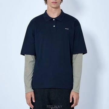 26 FW 미우미우 로고 패치 버튼 플라켓 숏슬리브 폴로 MJL076 17OR F0UD9
