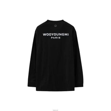26SS 시그니처 롱슬리브 티셔츠 블랙 W261TS51 713B