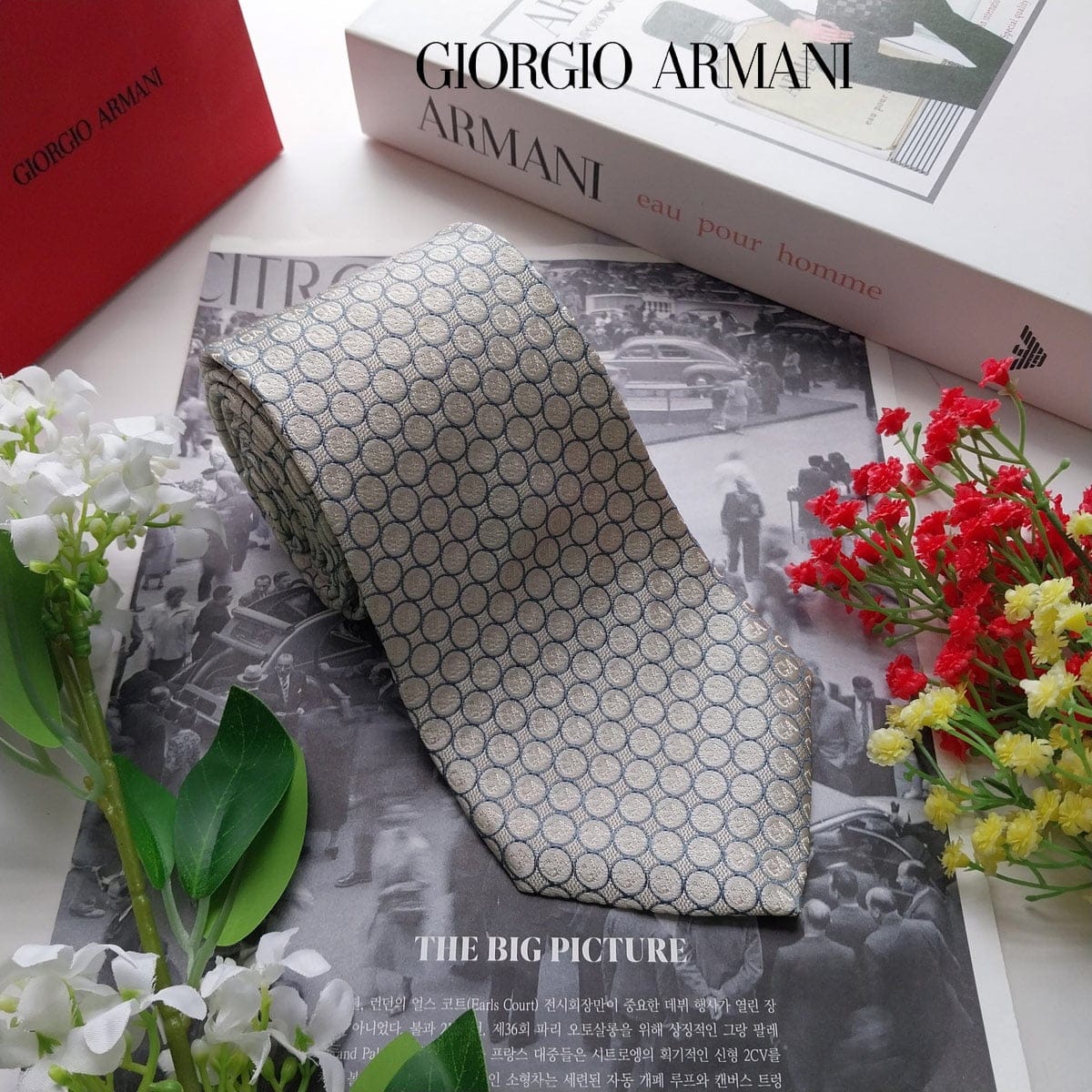 Armani GIORGIO ARMANI �������� �Ƹ����� �ǹ��׷��� �ΰ� ��ī�� ��Ÿ�� 9.3cm A+~A��� k3111GIORGIO ARMANI �������� �Ƹ����� �ǹ��׷��� �ΰ� ��ī