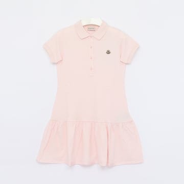 몽클레어키즈 패치로고 카라 반팔 여아 원피스 8I00014 8496F 503/12A