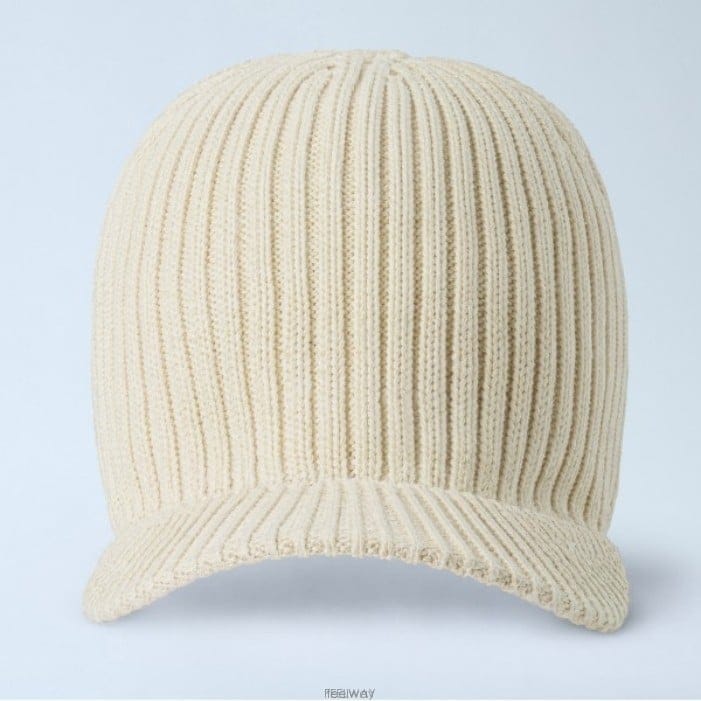 26 FW 와이쓰리 x WB 웨일즈보너 리브 니트 캡 비니 베이지 KF7403