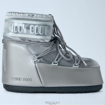 26 FW 문부츠 Icon Low Glance 아이콘 로우 부츠 실버 80D1409350 H001
