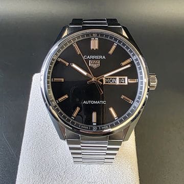 태그호이어 까레라 데이데이트 블랙 41mm