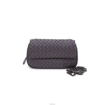 Bottega Veneta 인트레치아토 나파 메신저 체인 크로스백