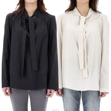 르메르 아스코트 칼라 릴렉스 셔츠 블랙