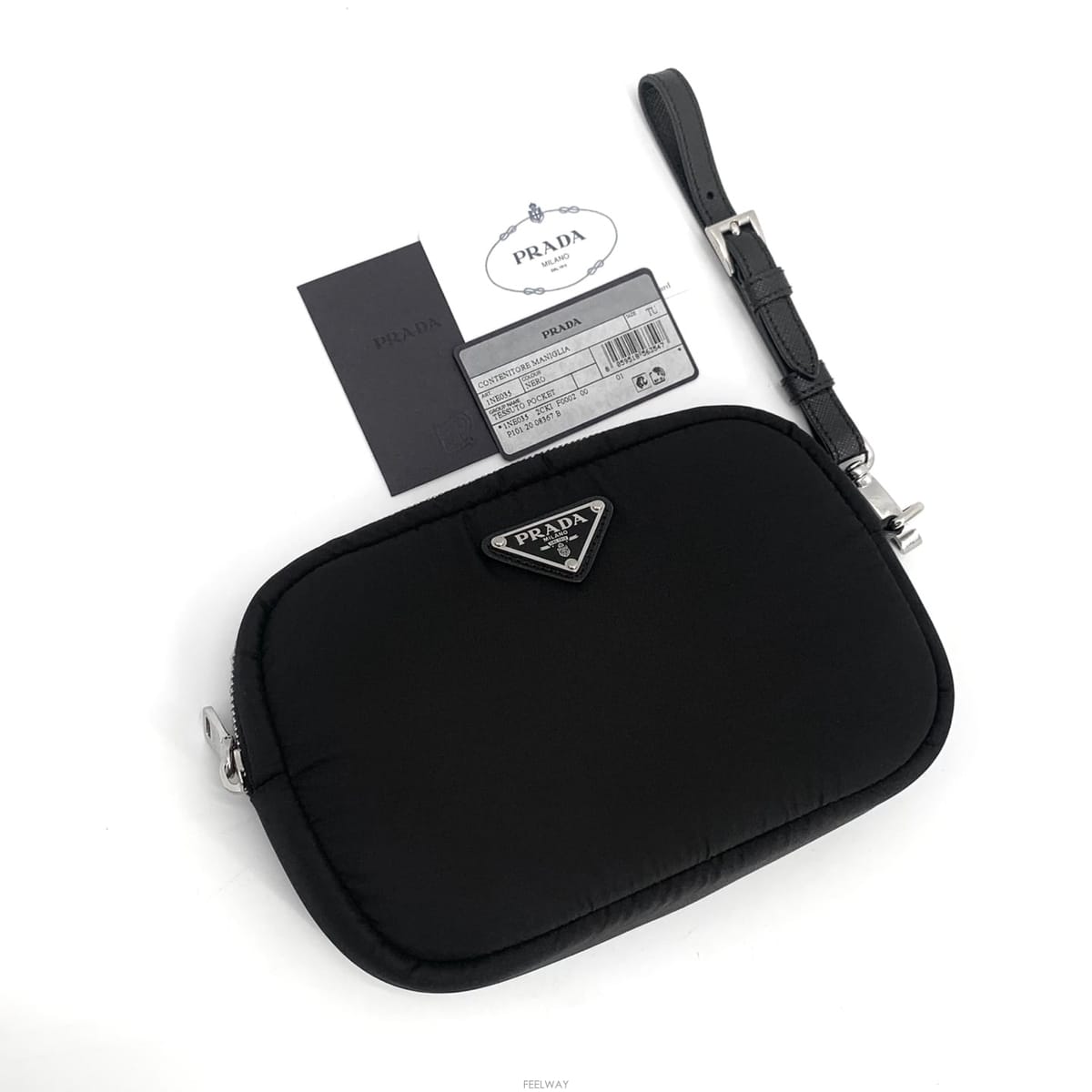PRADA [�������] ����� �����Ϸ� �ﰢ�ΰ� ��Ʈ�� �Ŀ�ġ 1NE035[�������] ����� �����Ϸ� �ﰢ�ΰ� ��Ʈ�� �Ŀ�ġ 1NE0