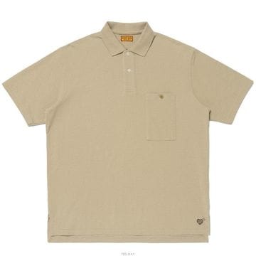 (당일) 25SS 휴먼메이드 빅 베이지 폴로 티셔츠 HM29CS025 BEIGE