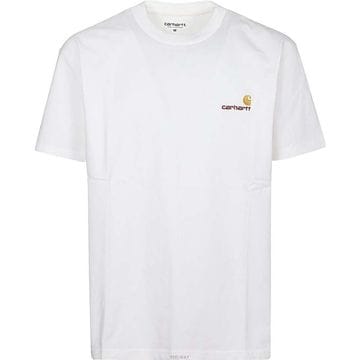 (당일) 26SS 칼하트 WIP 로고 화이트 반팔 티셔츠 I029956 02XX