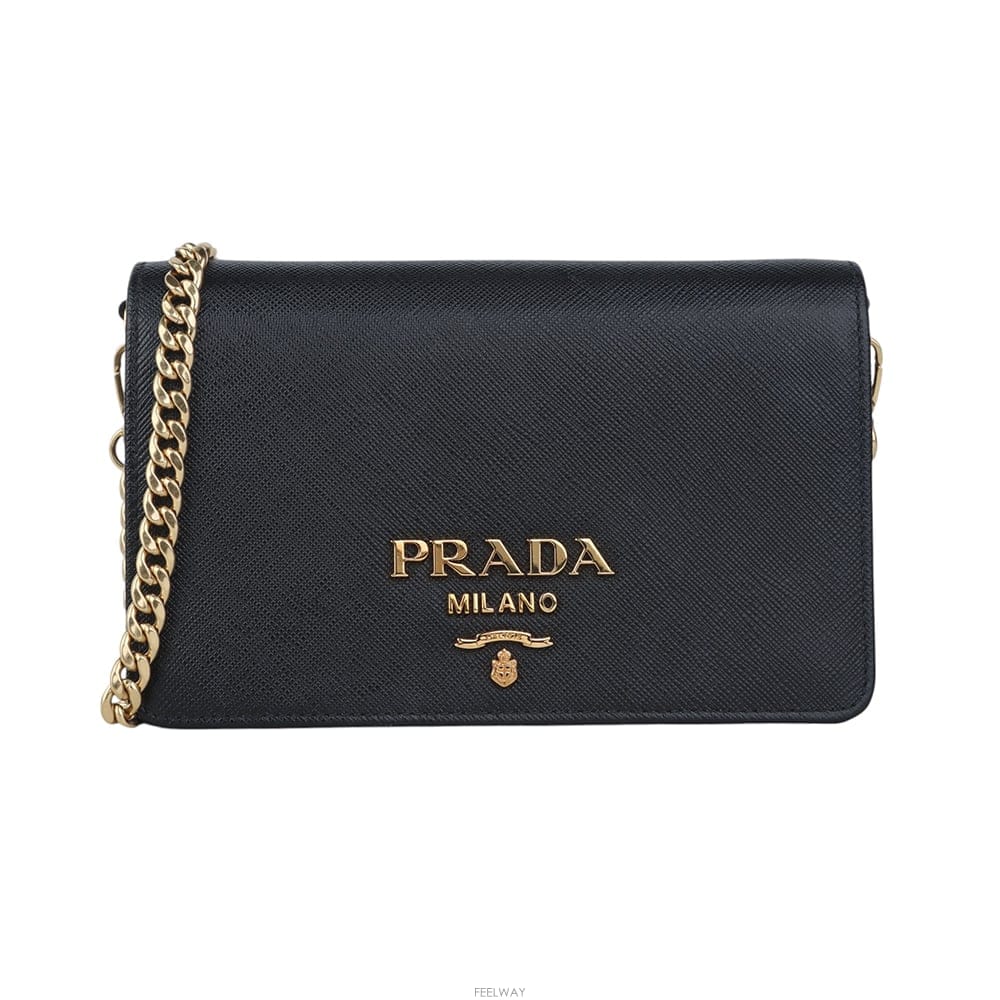 PRADA ����� 1BP006 ���ǾƳ� ���� �̴� ���� ü�� ũ�ν��� (��ȭ��������) 37486K����� 1BP006 ���ǾƳ� ���� �̴� ���� ü�� ũ�ν��� (