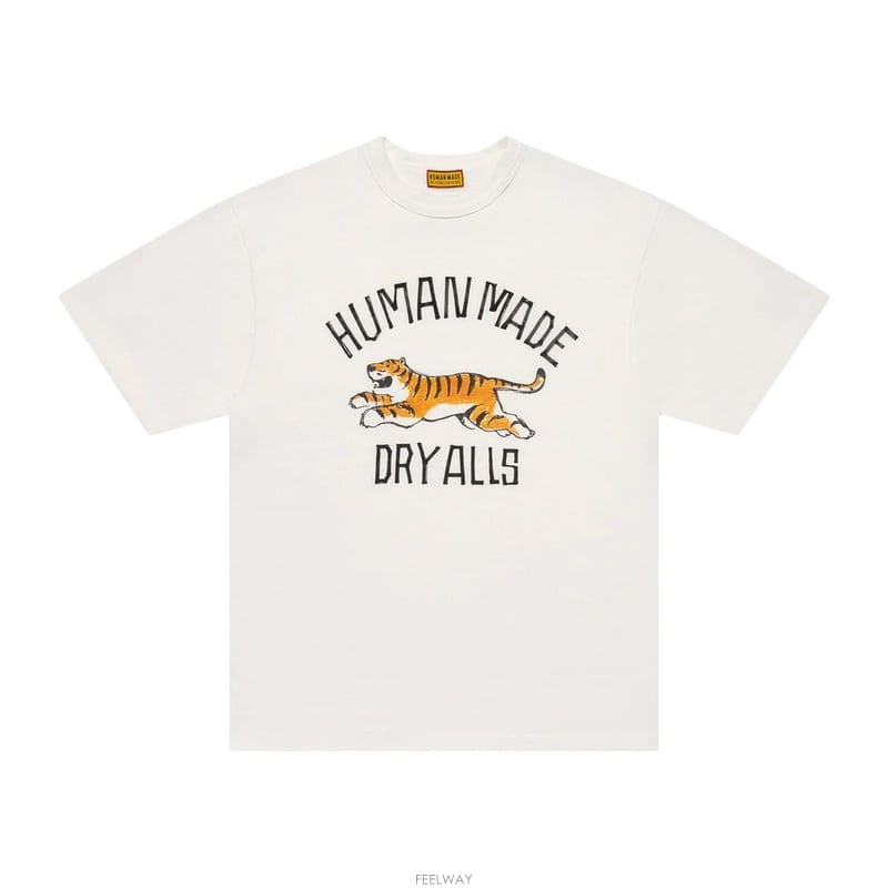 26SS 휴먼메이드 그래픽 남성 반팔 티셔츠 HM31TE021 WHITE