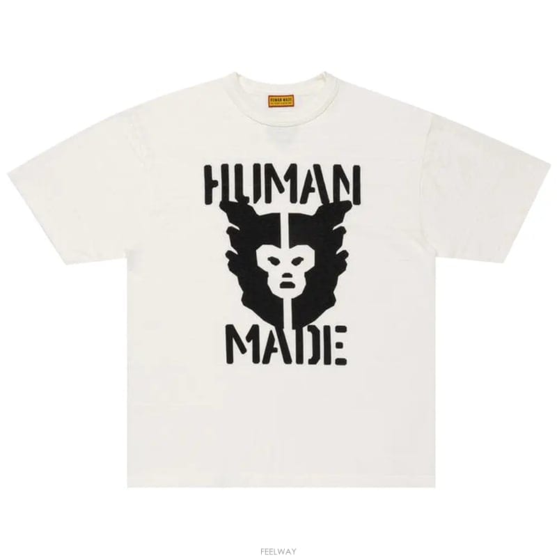 휴먼메이드 그래픽 남성 반팔 티셔츠 HM29TE009 WHITE
