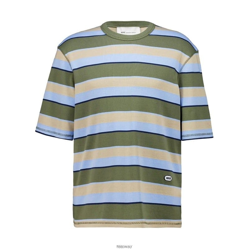 26SS 아미 스트라이프 반팔 티셔츠 UTS369 JE0209 A073