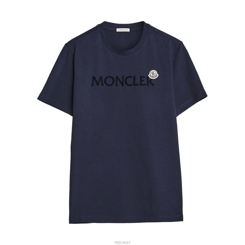 몽클레르 로고 남성 반팔 티셔츠 8C00036 8390T 778