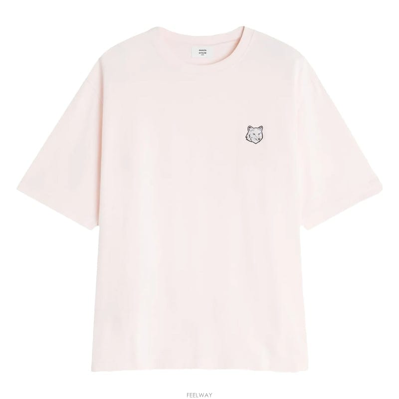 26SS 메종키츠네 볼드 폭스 헤드 남성 반팔 티셔츠 PM00109KJ0119 0448