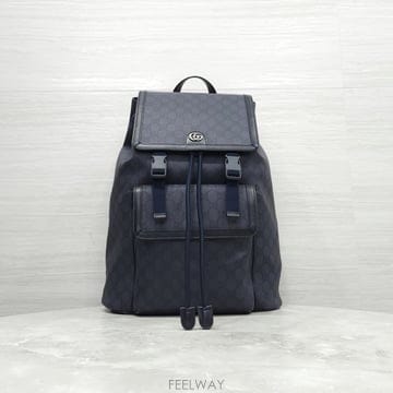 구찌 오피디아 라지 GG 백팩 블루