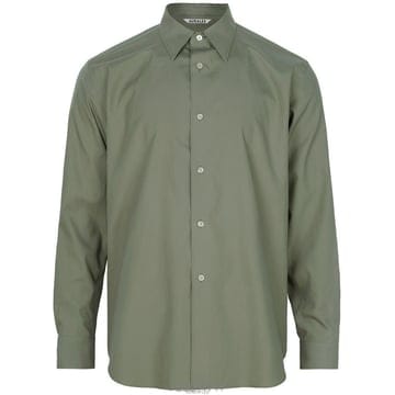 오라리 워시드 핀스 트윌 셔츠 A00S01TN OLIVE