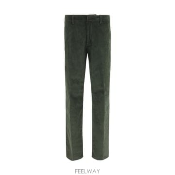 ETRO 로마 스트레치 코튼 코듀로이 팬츠 GREEN