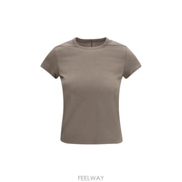 Rick Owens 반팔 티셔츠 브라운
