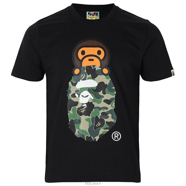 Bape ������ 26SS ���� �׸� ABC ī�� ���Ϸ� �� ������ ��� Ƽ���� 002TEM302012L BLACK������ 26SS ���� �׸� ABC ī�� ���Ϸ� �� ������ ��� 