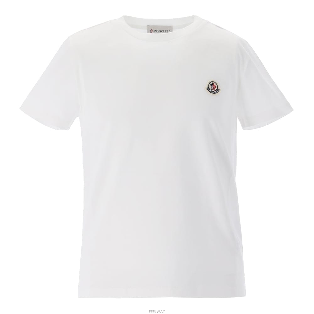 Moncler ������ 26SS ��Ŭ���� Ű�� �ΰ� ��ġ ���� Ƽ���� 8C00034 89AT9 WHITE-K������ 26SS ��Ŭ���� Ű�� �ΰ� ��ġ ���� Ƽ���� 8C0003