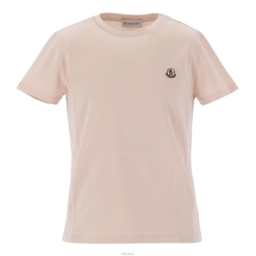 Moncler ������ 26SS ��Ŭ���� Ű�� �ΰ� ��ġ ���� Ƽ���� 8C00034 89AT9 PINK-K������ 26SS ��Ŭ���� Ű�� �ΰ� ��ġ ���� Ƽ���� 8C0003