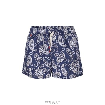 26SS KITON 쇼트 patterned 스윔 boxers UCOM010K0743H83000 TP57316