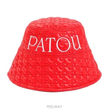 23FW PATOU embroidered 로고 버켓 모자 AC0270158307R TP578390078