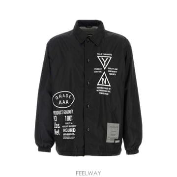 26SS 요지아마모토 블랙 nylon 요지아마모토 X 네이버후드 윈드 브레이커 HKY916001 TP5724