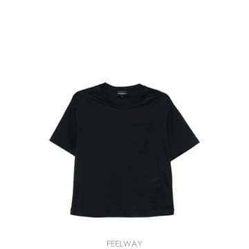 Armani 26SS �������� �Ƹ����� �ΰ� ��ư T ���� EW003867AF10003UB118 TP57232292726SS �������� �Ƹ����� �ΰ� ��ư T ���� EW003867AF1000