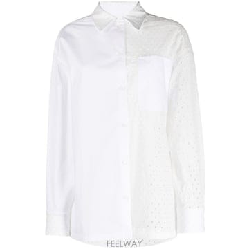23SS KENZO Broderie anglaise 코튼 셔츠 FD52CH0789FG02 TP57211899