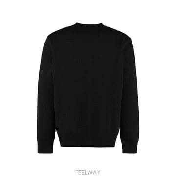 지방시 롱 슬리브 크루 넥 스웨터 블랙