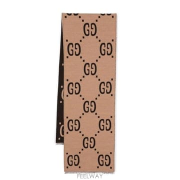 26SS 구찌 Embroidered 울 blend 스카프 4955924G3502179 TP571526278