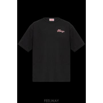 26SS KENZO T 셔츠 with 로고 FG55TS4004SK99J TP574538099