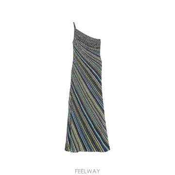 Missoni �׶�����Ÿ �ؿ� �̽�� ���� STRIPED �յ巹�� ���ǽ� DS26WG02BK01J8S616T�׶�����Ÿ �ؿ� �̽�� ���� STRIPED �յ巹�� ���ǽ� DS