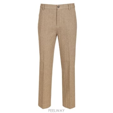25FW 골든구스 JOURNEY MS RELAX STRAIGHT PANT TAILORING CHEVRONNE