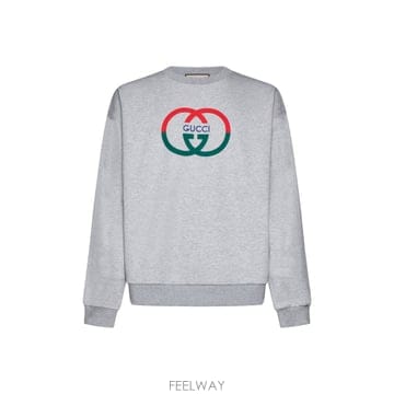 25FW 구찌 로고 프린트 스웨트 셔츠 774244XJGAY1230 TP572117286