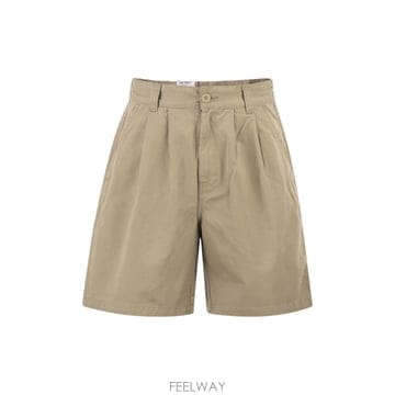 CARHARTT 코튼 숏츠 with pleats I0348133IR06 TP572806326