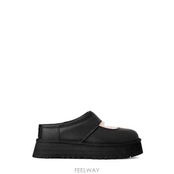 UGG 메이 제인 가죽 슈즈 블랙