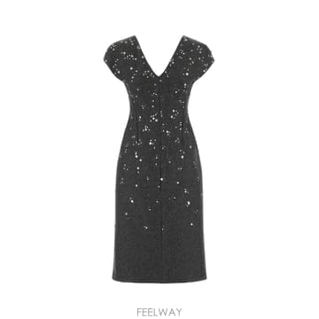 JIL SANDER [X45]������ J02CT0660J40380 029 ���� ���ǽ� �� �̵� �̴� �巹�� Dark grey fe[X45]������ J02CT0660J40380 029 ���� ���ǽ� �� �̵� ��