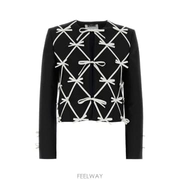 Moschino [X45]��Ű�� A05025521 555 ���� ���� ����Ʈ �ٿ��Ʈ ���� Black wool blazer[X45]��Ű�� A05025521 555 ���� ���� ����Ʈ �ٿ��
