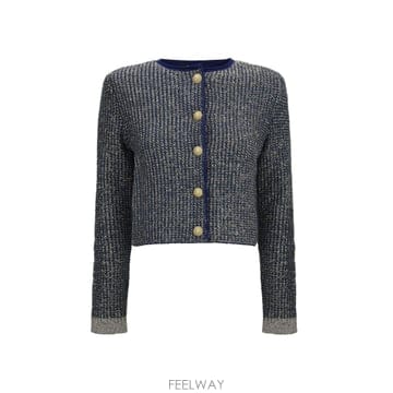 Balmain [K68]�߸� HF1KL918KK13 SQH ���� ��Ʈ ������ ����� Quilted sequin Cardig[K68]�߸� HF1KL918KK13 SQH ���� ��Ʈ ������ ����� Qui