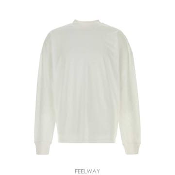 26SS 더 로우 화이트 코튼 Dolino t 셔츠 612K767WHT TP576356002