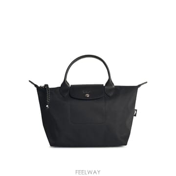 26SS LONGCHAMP 백 With 핸들 In 블랙 Recycled Tela L1512HSR001 TP5
