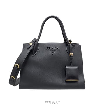 PRADA 사피아노 모노크롬 레드